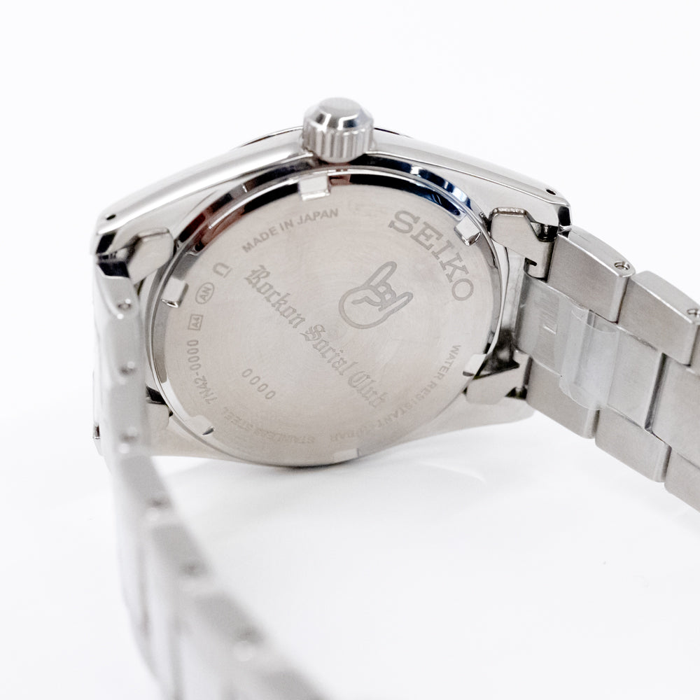 Rockon Social Club×SEIKOコラボレーション限定モデル腕時計（メタル）